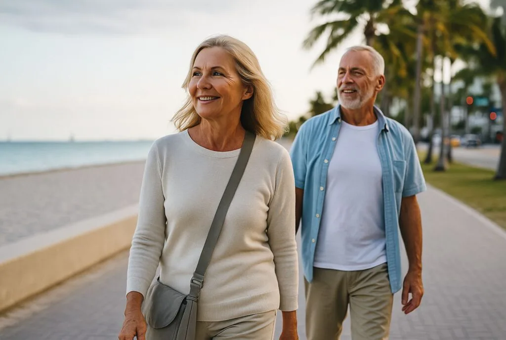 Fisioterapeuta guiando a un paciente en ejercicios de equilibrio tras neuropatía inducida por quimioterapia.