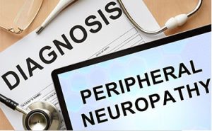 Neuropathy Relief Center of Miami Research Review: Emerging Nonpharmacologic Interventions to Treat Diabetic Peripheral Neuropathy. Type I, and type II diabetes, leads to sensory changes that include slow nerve conduction, nerve degeneration, loss of sensation, pain, and gate disturbances