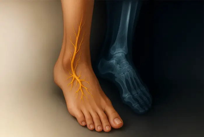 Diabetic Neuropathy to Poor Foot Bone Health